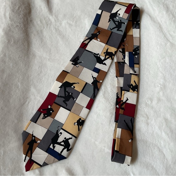 The Beatles Other - Fun vintage silk tie for the Beatles